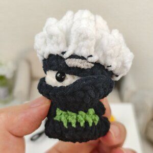 Handmade Amigurumi Crochet Small Kakashi Hatake Plushie